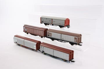 Roco, Fleischmann, Kleinbahn H0 - Wagon de marchandises pour, Nieuw