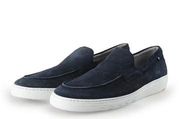 Floris van Bommel Instappers in maat 44½ Blauw, Overige typen, Floris van Bommel, Zo goed als nieuw, Verzenden