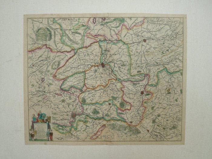 Frankrijk - België / Vlaanderen / Lille; Henricus Hondius -, Boeken, Atlassen en Landkaarten