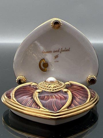 House of Faberge - Imperial 24 Karat Gold Plated Romeo &
