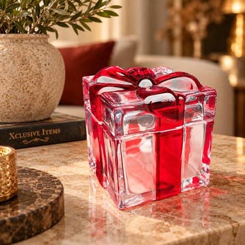 Boîte à bijoux - Verre - Élégante boîte cadeau en verre, Nieuw