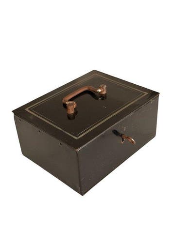 Luxury Antique Cash Box - Coffre-fort - Métal