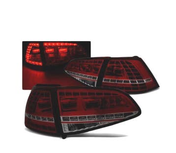 Feux Arrière Pour Volkswagen Vw Golf 7 12-17 Look Gti Rouge, Autos : Pièces & Accessoires, Verzenden