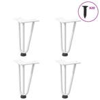 vidaXL Haarnadelpoten voor Salontafel 4 st 20 cm massief, Verzenden