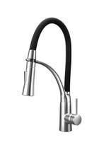 Keukenbatterij Zwart-Chroom | Hygienecertificaat | Beste..., Nieuw, Ophalen of Verzenden, Vaatwasserbestendig, Minder dan 1 liter