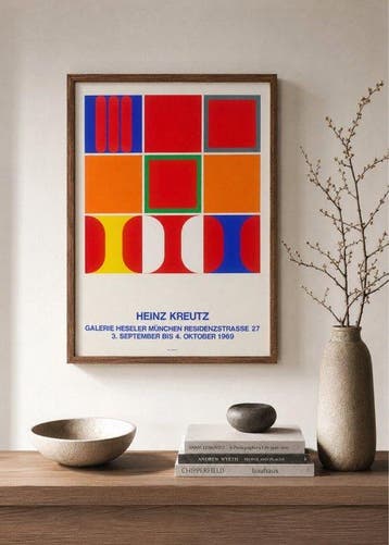 heinz - Poster Heinz Kreutz, published for his Galerie