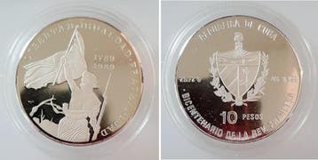 1989 Kuba 10 Pesos Libertad Cuba Piefort Pp, Verzenden