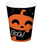 Halloween bekers Booo!, Hobby en Vrije tijd, Feestartikelen, Verzenden, Nieuw