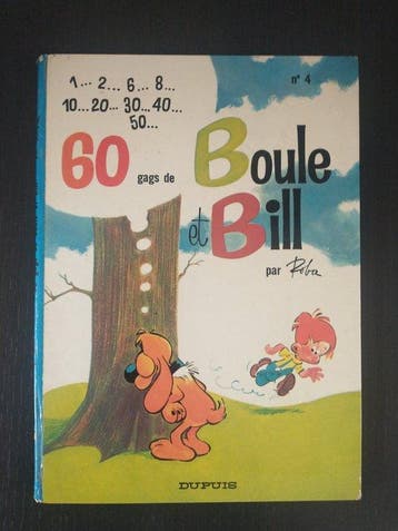 Boule & Bill T4 + T7 - 2x C - 2 Album - Eerste druk -