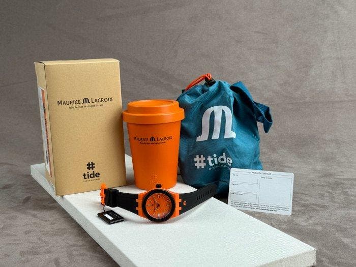 Maurice Lacroix - Aikon Tide Orange Edition -, Handtassen en Accessoires, Horloges | Heren