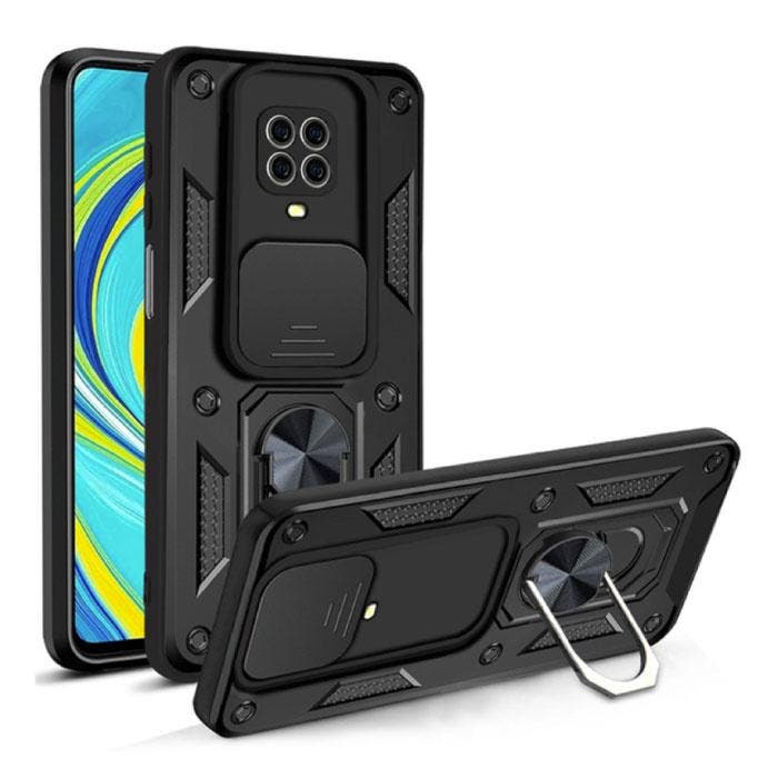 Xiaomi Redmi Note 9 Pro - Armor Hoesje met Kickstand en, Telecommunicatie, Mobiele telefoons | Hoesjes en Screenprotectors | Overige merken
