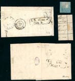 Baden 1853/1862 - Getande kransstempel 177 voor Carlsruhe op
