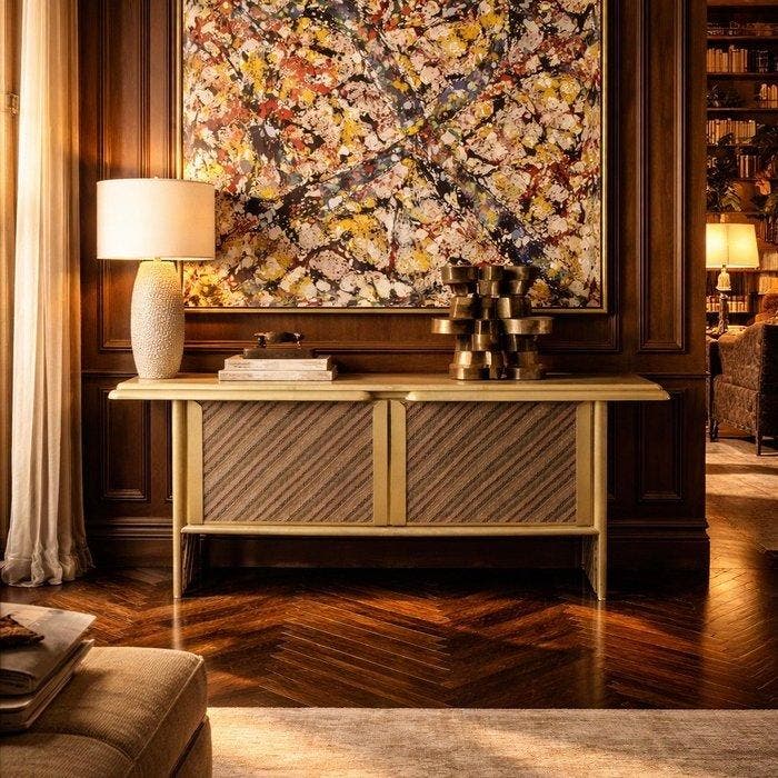 Salpol - Angelo Mazzola, Missoni - Credenza - Vellum,, Antiek en Kunst, Kunst | Designobjecten