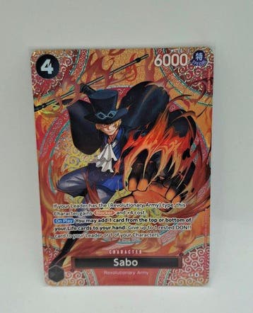 Bandai - 1 Card - One Piece - Sabo, Nieuw