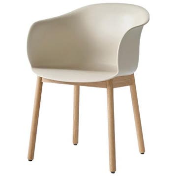 &tradition Jh30 Elefy Stoel Eiken Kunststof Beige -, Huis en Inrichting, Verzenden, Zo goed als nieuw