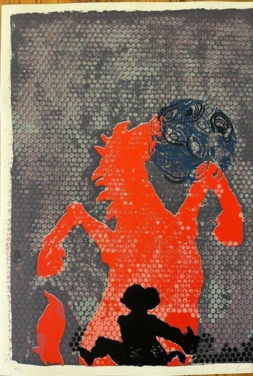Jörg Immendorff (1945–2007) - Ohne Titel (Pferd, Affe,