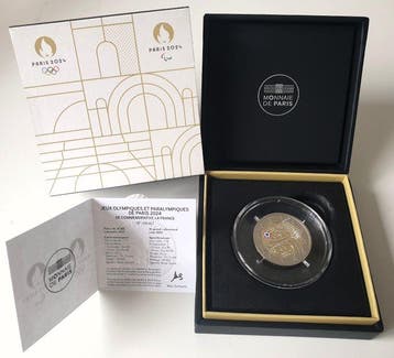 France. 2 Euro 2024 La Tour Eiffel Danse Proof (Sans prix, Postzegels en Munten
