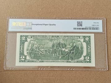 États-Unis dAmérique. - 2 Dollars - 2017a - Fr 1941-G (Sans, Timbres & Monnaies, Billets de banque | Europe | Billets non-euro