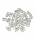 Haarspeld Haarringen 1.4cm - Dreadlock Cuffs Opengewerkt -, Nieuw