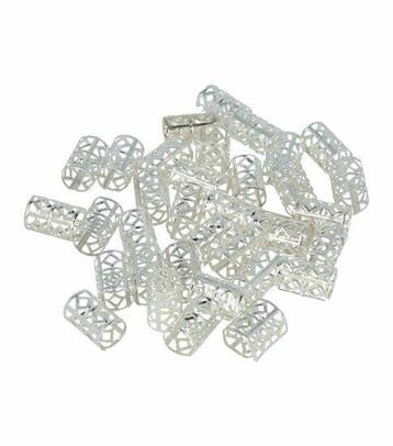 Haarspeld Haarringen 1.4cm - Dreadlock Cuffs Opengewerkt -