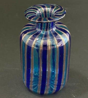 Vasetto Vintage Murano - Anni 60 - Vase - Verre « à canne », Antiquités & Art