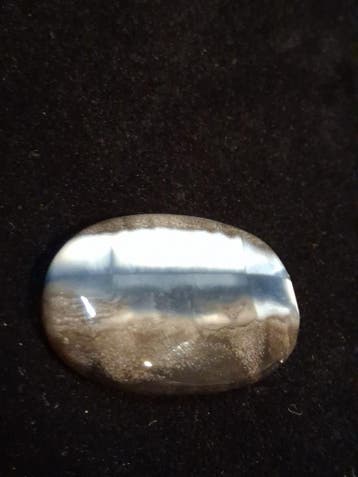 Natural Owyhee Blue Opal Cabochon - 50.273 ct - moss include, Verzenden