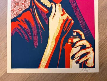 Shepard Fairey (OBEY) (1970) - Commanda silkscreen print