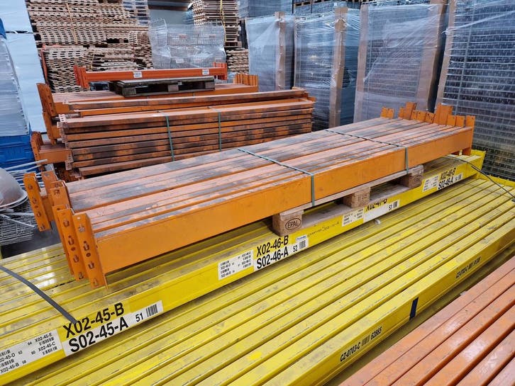 Palletstelling dexion speedlock gebruikt Ligger, Zakelijke goederen, Kantoor en Winkelinrichting | Magazijn, Stelling en Opslag