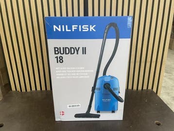 Veiling - Nilfisk Buddy II 18 Nat- en Droogzuiger 18 Liter, Elektronische apparatuur, Nieuw