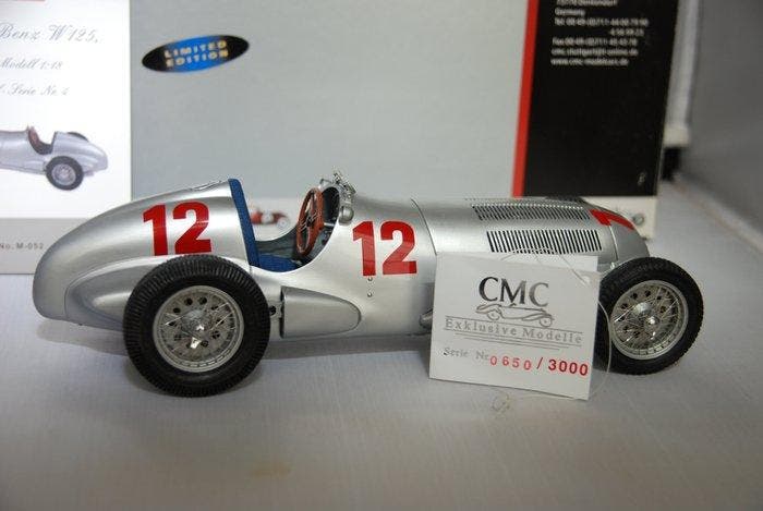 CMC 1:18 - Modelauto - Mercedes Benz W125 1937, Hobby en Vrije tijd, Modelauto's | 1:5 tot 1:12