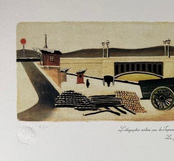 Rousseau Henri (1844 - 1910) - Le Pont de Grenelle sous la