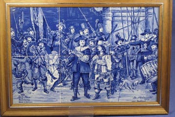 Carreau - La Ronde de Nuit - Delfts Blauw - 1970-1980 - La