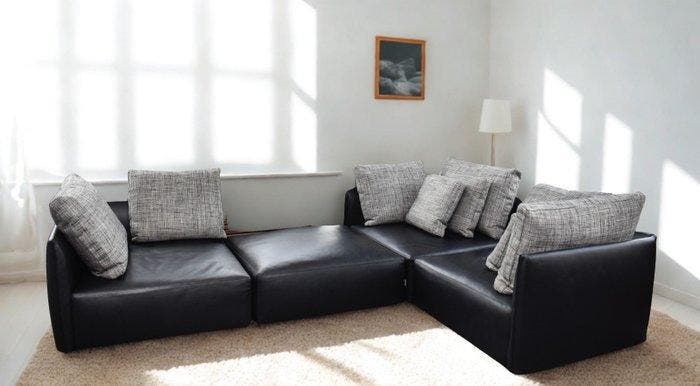 Rodolfo Dordoni - Sofa (4) - MINOTTI Milano - Leder - Milano, Antiquités & Art, Art | Objets design