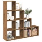 vidaXL Kamerscherm / boekenkast 131,5x29x131,5 cm hout, Verzenden, Nieuw