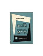 1957 VOLKSWAGEN T1 TRANSPORTER INSTRUCTIEBOEKJE NEDERLANDS, Ophalen of Verzenden