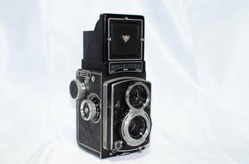 Rollei Rolleicord V with leather case | Twin lens reflex, Nieuw