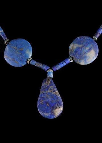 West-Aziatisch lapis lazuli Kralenketting (Zonder