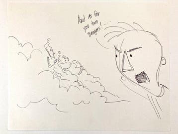 James and the Giant Peach Voorlopig storyboard – origineel