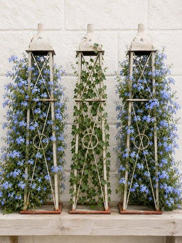 Pomp (3) - tuinobelisken klimpalen voor planten - Na 2000
