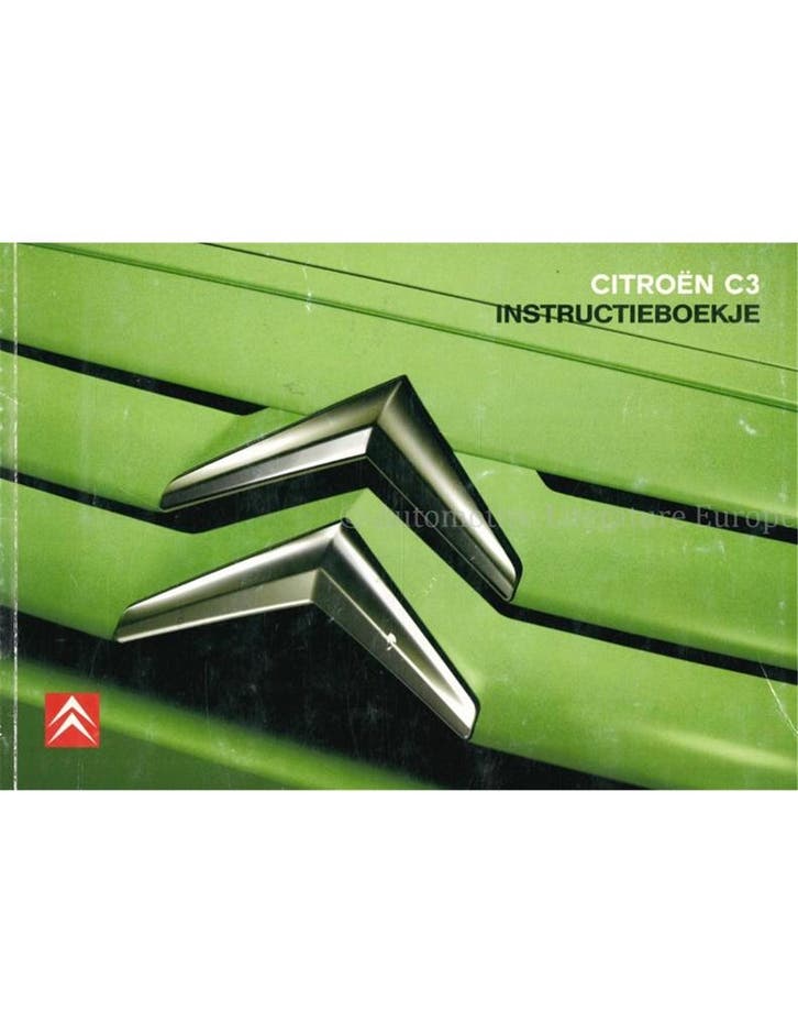 2005 CITROEN C3 INSTRUCTIEBOEKJE NEDERLANDS, Auto diversen, Handleidingen en Instructieboekjes
