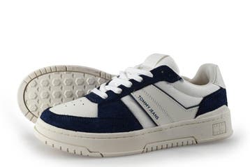 Tommy Jeans Sneakers in maat 42 Wit, Verzenden, Wit, Zo goed als nieuw, Sneakers