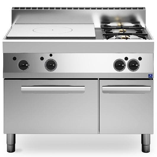 Fornuis/Doorkookplaat + Heteluchtoven | 650 LINE | Gas | 2, Articles professionnels, Horeca | Équipement de cuisine, Envoi