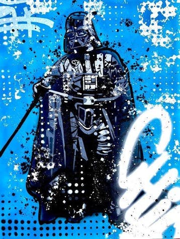 Moabit - Darth Vader X Dog Walk --Diptych