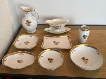 Royal Copenhagen - Bord (8) - Porselein, Antiek en Kunst