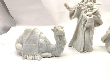 Keramische onderdelen voor de Kerststal: de Drie Koningen en