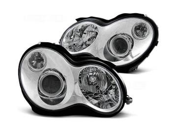 Koplamp units Chrome geschikt voor Mercedes W203 C-klasse, Verzenden