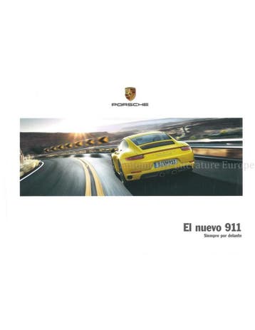 2017 PORSCHE 911 CARRERA | TARGA HARDCOVER BROCHURE SPAANS, Nieuw