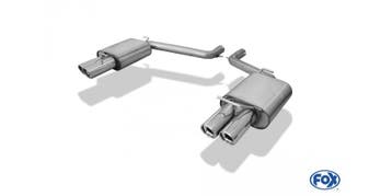 FOX Chrysler 300C 3.5l einddemper rechts/links dubbele pijp, Verzenden