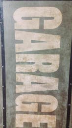 Insgena années 60 (Style) GARAGE - Panneau - Fer