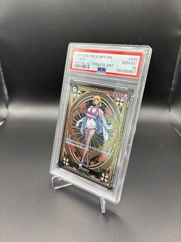 Bandai - 1 Graded card - One Piece Stussy 085 Illustration, Nieuw